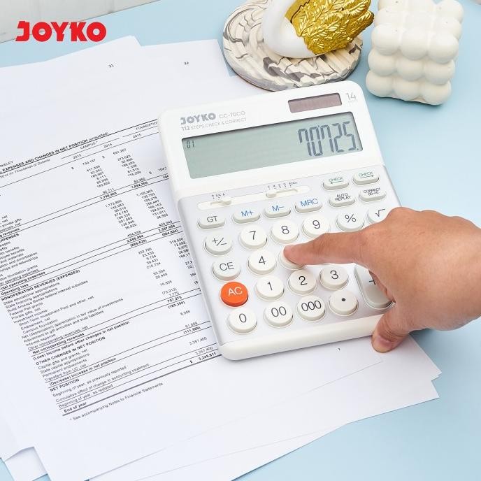 

Calculator Kalkulator Joyko CC-70CO 14 Digits Check & Correct