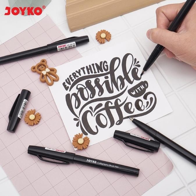 

Calligraphy Brush Pen Pena Kuas Kaligrafi Joyko CBP-386