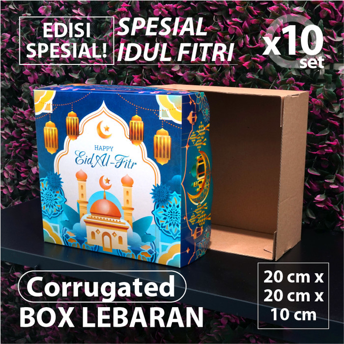 

Terbatas isi 10 - Box Kue Lebaran 20 x 20 x 10 cm - Dus Kotak Idul Fitri - 2024 Lebaran!
