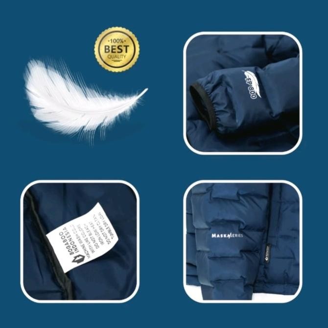 BOGABOO BERYL Jaket Gunung Bulang Bulu Angsa Fp 800 fill power 800 Insulated 3 layer FP800 jaket puf