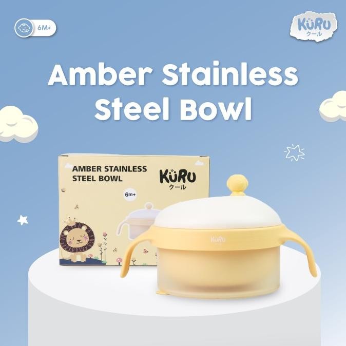 Kuru SP40 Stainless Steel 316L Kids Bowl | Mangkok Makan Stainless Anak
