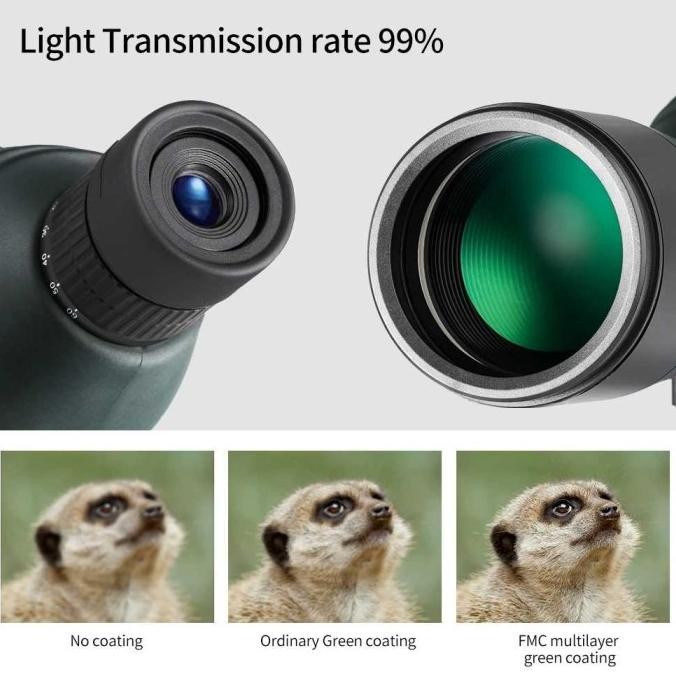 EYEBRE Teropong Teleskop Spotting Monocular Telescope + Tripod Kaki Terlaris