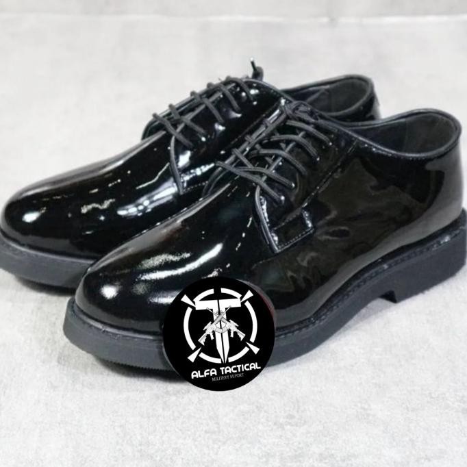 SEPATU PDH POLRI ASLI JATAH/SEPATU PDH KULIT ASLI Terlaris