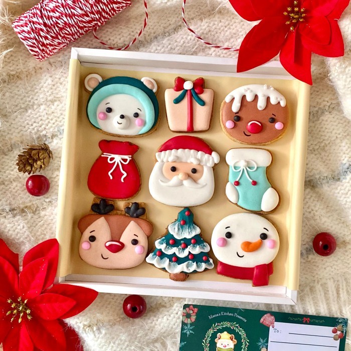 

CHARACTER BOX - ISI 9 ICING COOKIES KUKIS HAMPERS CHRISTMAS NATAL
