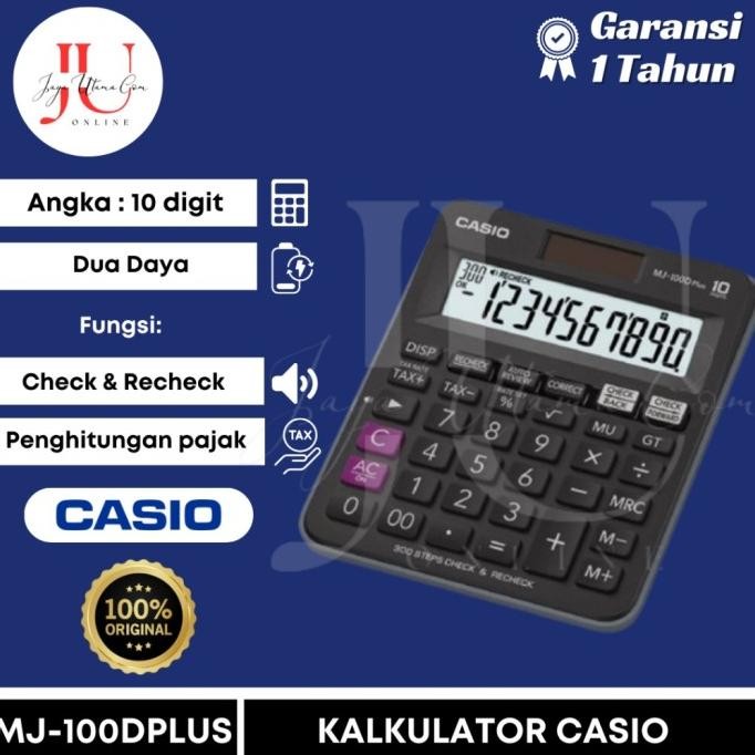 

Terlaris Kalkulator Casio Mj-120D Plus Original Ready Stok