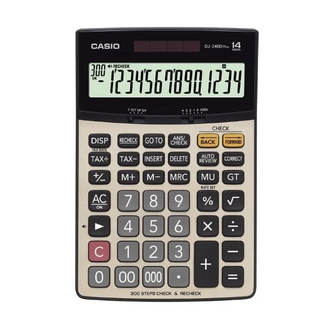 

Terlaris Kalkulator Meja Casio Dj-240D Plus Desktop Check & Correct Calculator Ready Stok
