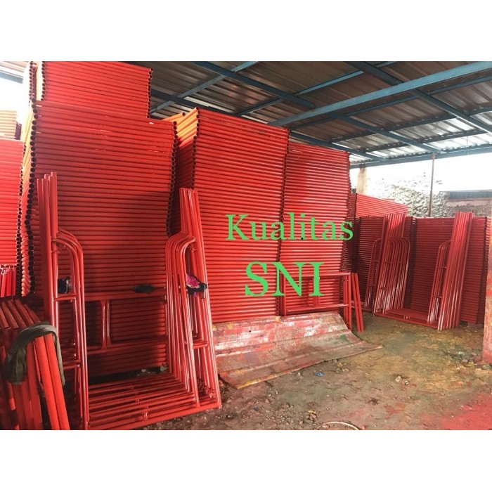 Scaffolding Steger 190 Cm / 1,9 M / Set Kualitas Sni Las Co2 Mainframe