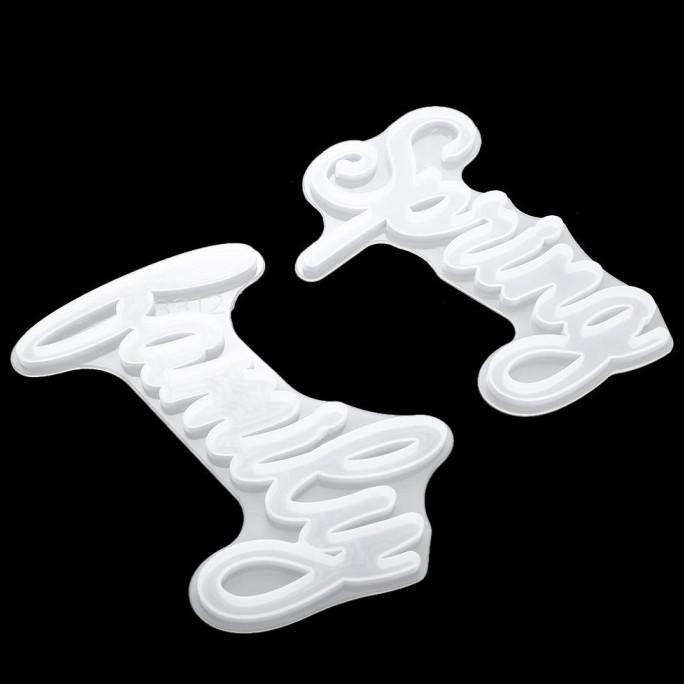 

MURAH! QINJUE HURUF CETAKAN RESIN DIY DEKORASI RUMAH RESIN KERAJINAN CASTING