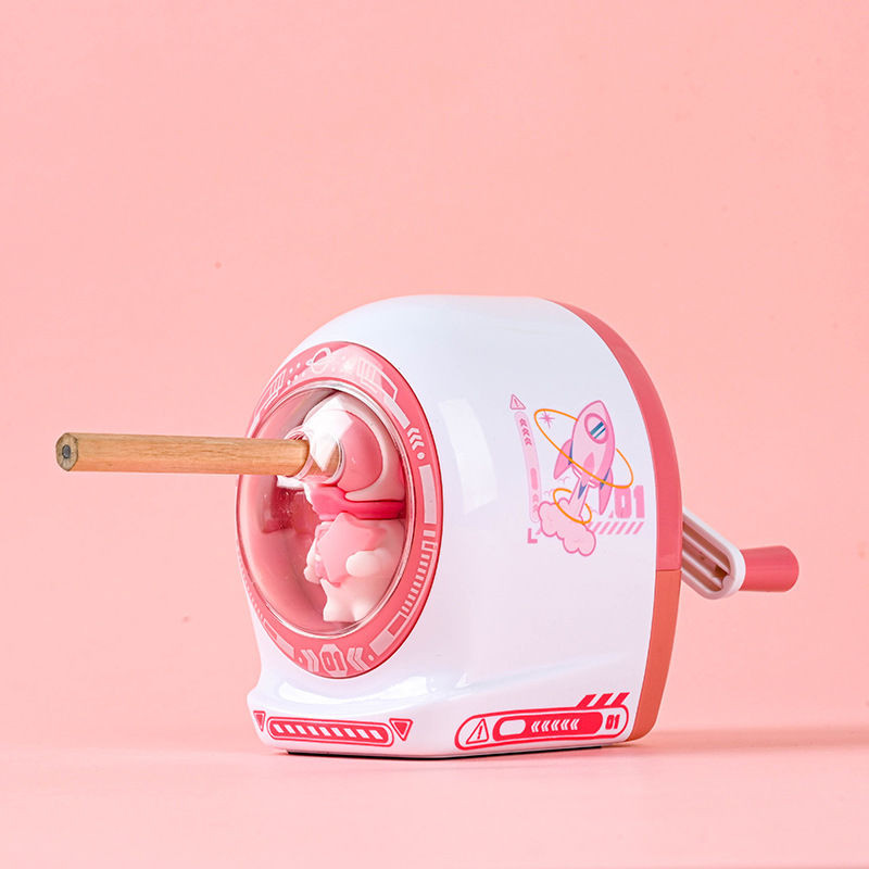 

Cute Automatic Lead Feeder/Automatic Lead Retraction Hand Crank Pencil Sharpener