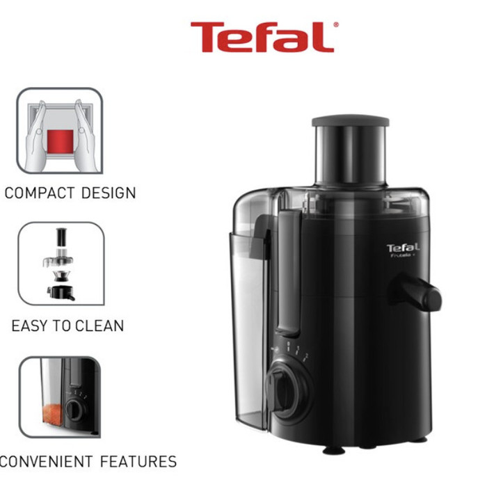 

Tefal Frutelia Plus Juicer with Stainless Steel Filter ZE3708