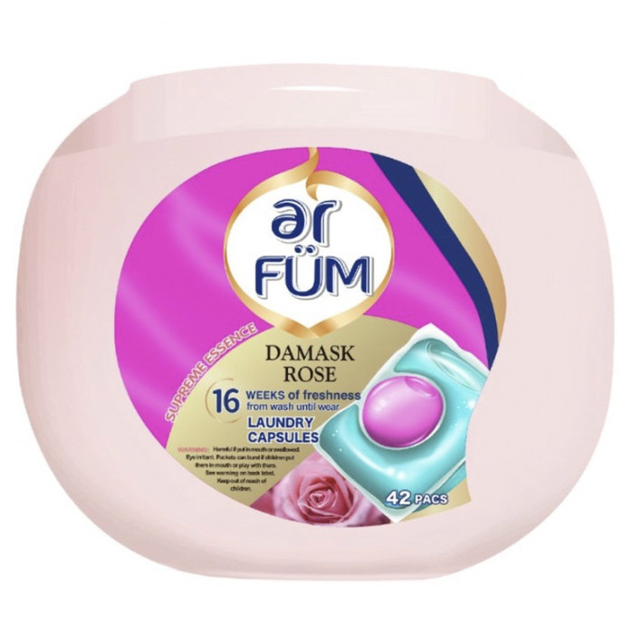 

ar FUM Laundry Capsule DAMASK ROSE 42 Pc / Laundry Capsule