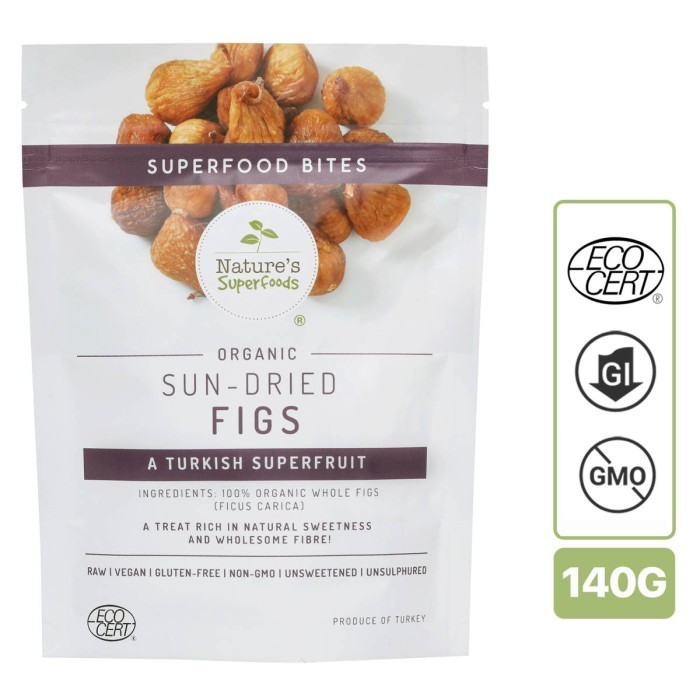 

Nature's Superfoods Organic Sun-Dried Figs 140g