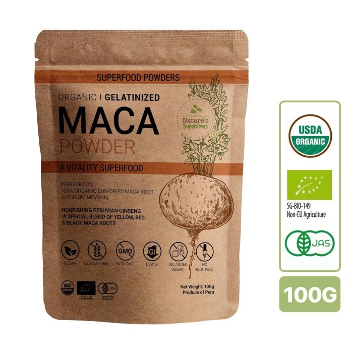

Nature's Superfoods Organic Gelatinized Maca Powder 100 G