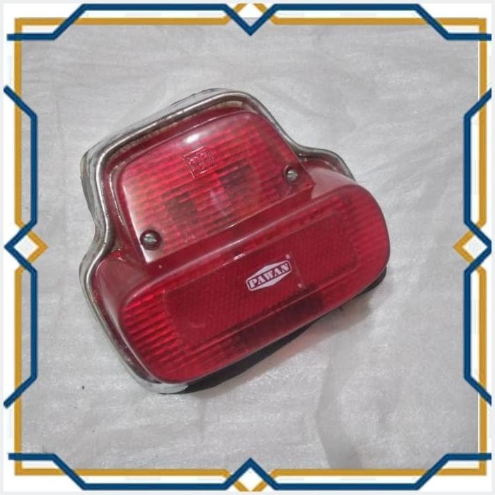 [ASO] LAMPU BELAKANG STOP LAMP VESPA BAJAJ DELUXE SUPER ORIGINAL NOS