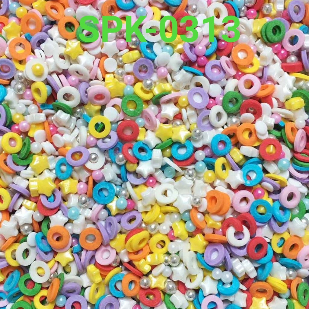 

SPK-0313 Sprinkles sprinkle springkel 1kg donut confetti rainbow (SPRINKLES)