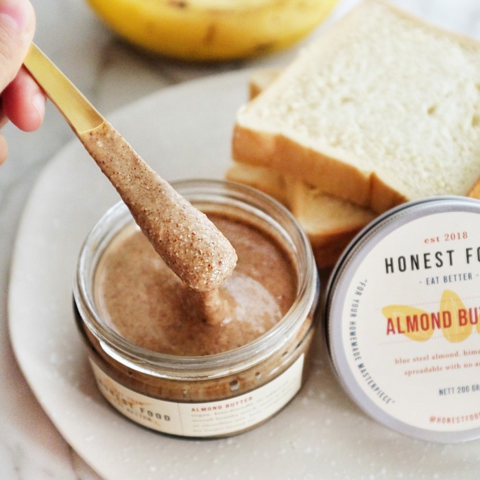 

ALMOND BUTTER HONEST FOOD (SELAI KACANG ALMOND TANPA MINYAK)