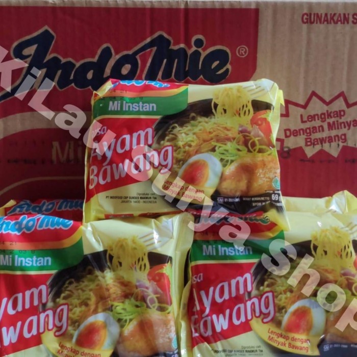 

INDOMIE RASA AYAM BAWANG 1 DUS 40 BUNGKUS BKS PCS