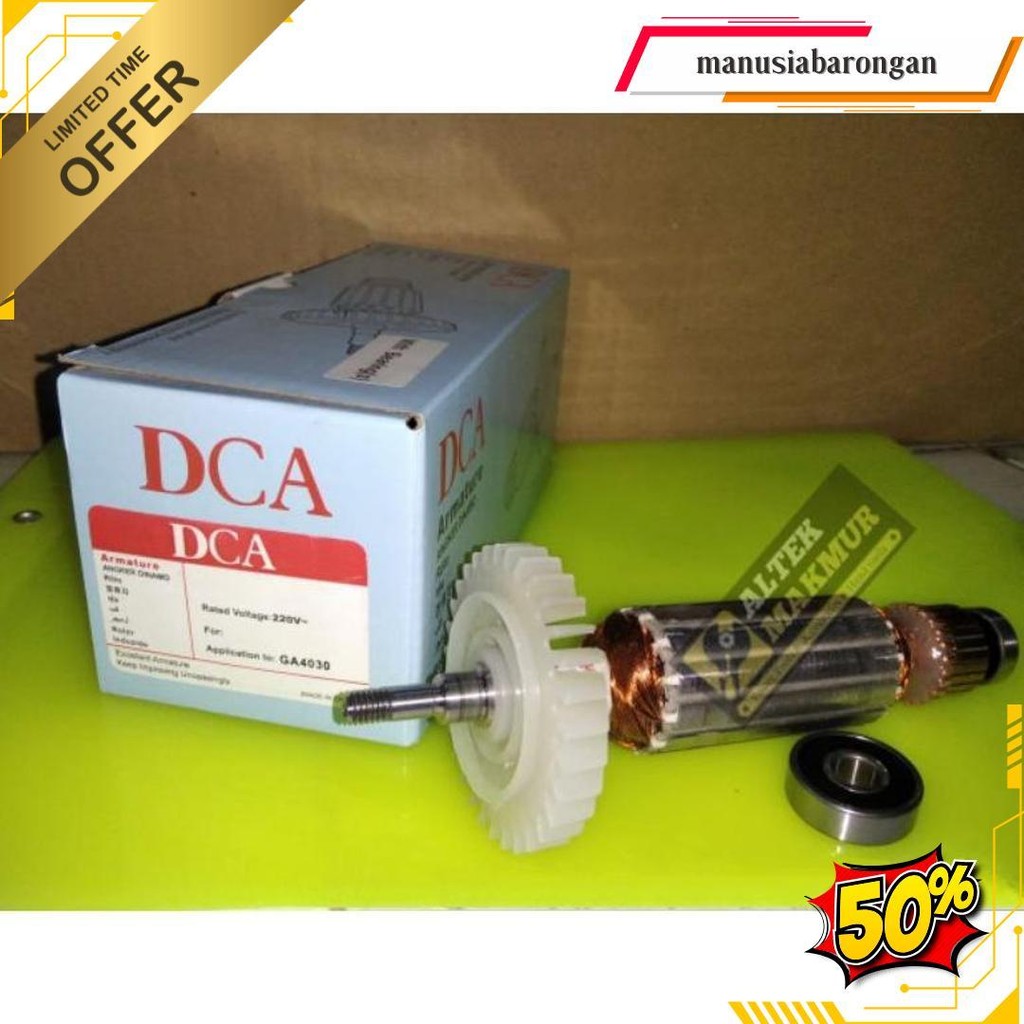Dca Armature Ga4030 / Angker Makita Ga4030 / Ga 4030 / Mesin Gerinda Makita Ga4030 Termurah Banget