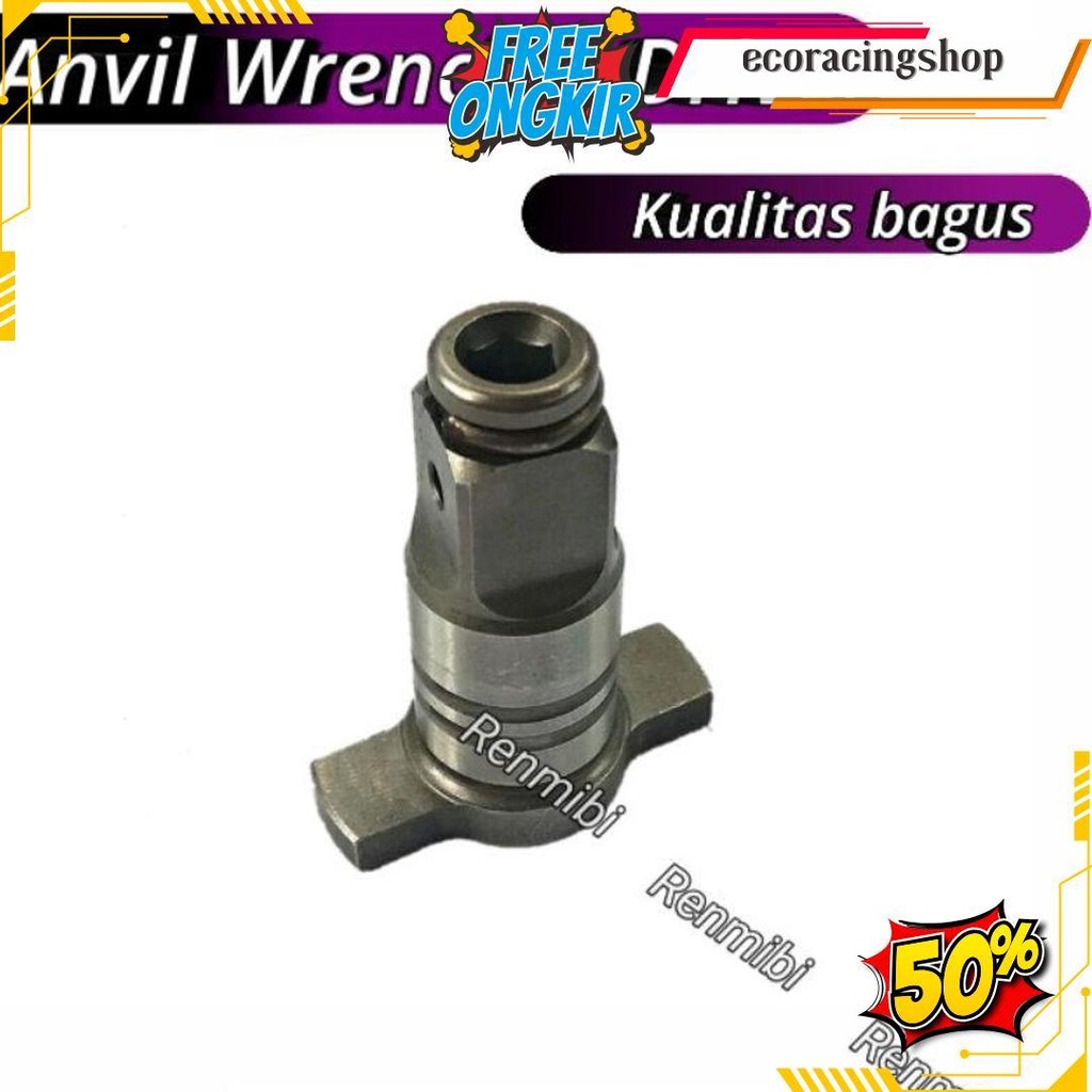 Anvil Impact Wrench Cordless Baterai Driver Palu Lubang Kunci Shock Obeng Kunci Bisa Buat  Jld Tool 