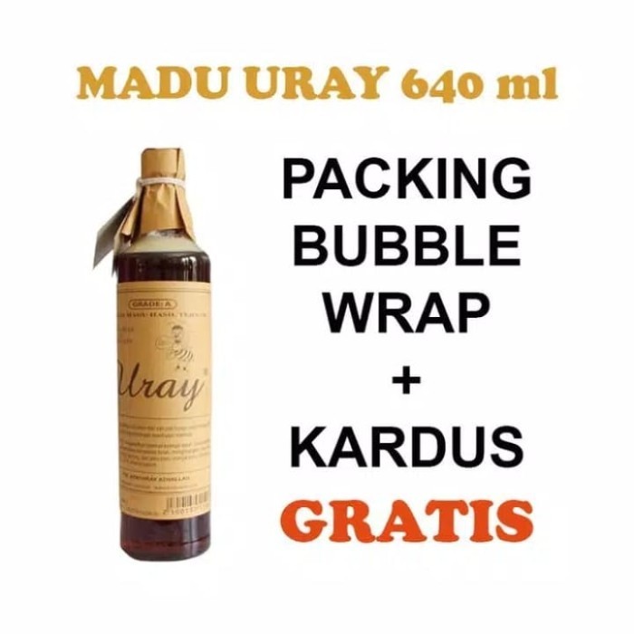 

MADU URAY 640ML MADU LEBAH HUTAN 100% ASLI