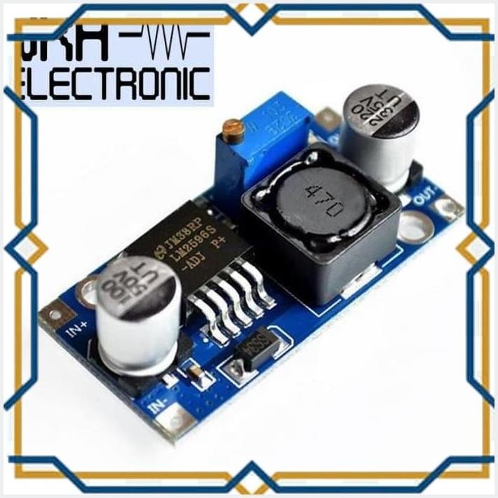 [WKH] LM2596 STEP DOWN DC-DC ADJUSTABLE MODUL PENURUN TEGANGAN DC LM-2596