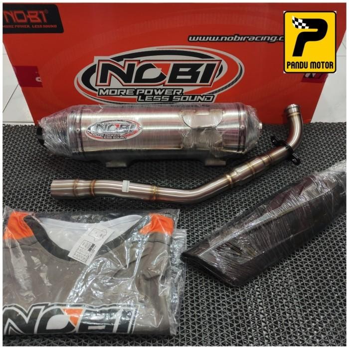 Knalpot Nob1 Bold X Stainless Std Racing Nmax New/Aerox/Adv 160/Vario/Pcx 160 Original