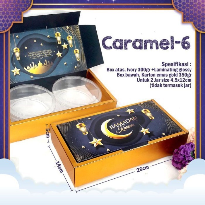 

Box Kue kering Lebaran (isi 10pc) Kotak Idul Fitri