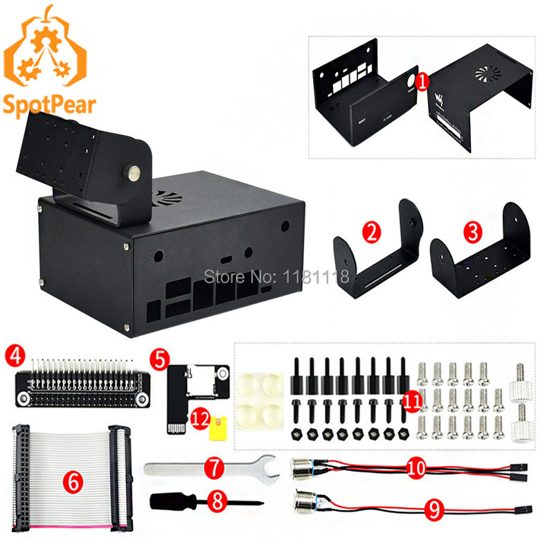 NEW Jetson Nano Metal Case for jetson nano developer kit Jetson Nano Case (C)