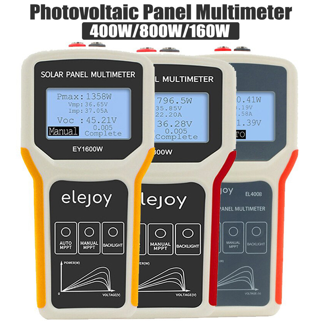 NEW EY1600W EY800W EL400B Panel surya Tester Panel fotovoltaik Multimeter otomatis/Manual MPPT mende