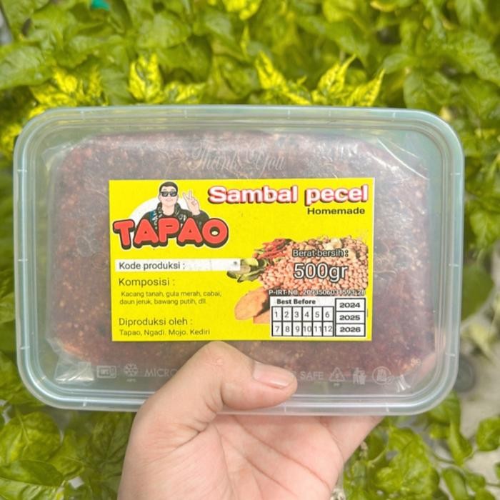 

Sale SAMBEL PECEL TAPAO KEDIRI khas daun jeruk kencur fresh Ready