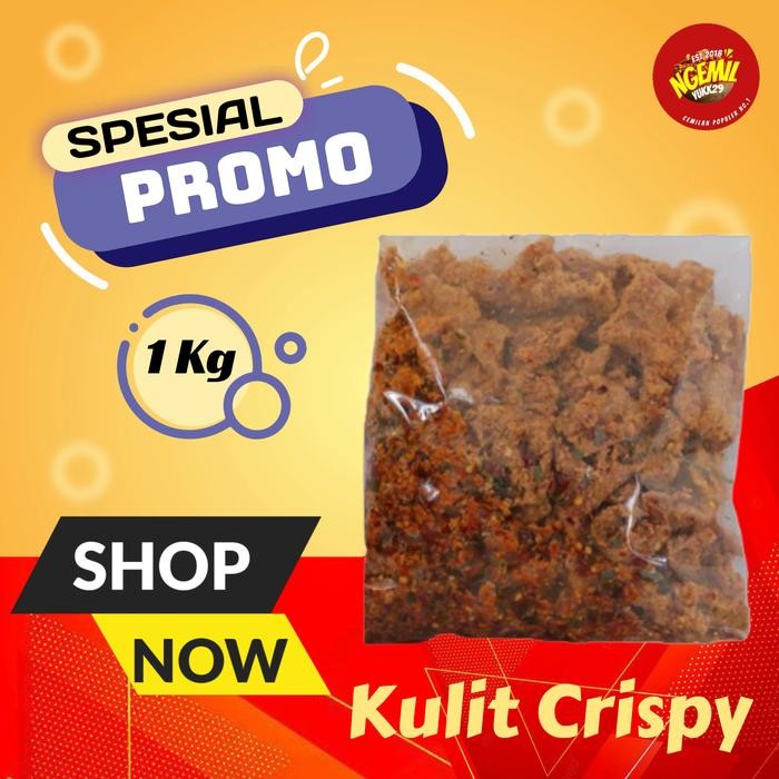 

New KULIT AYAM CRISPY DAUN JERUK 1 KILOGRAM Ready