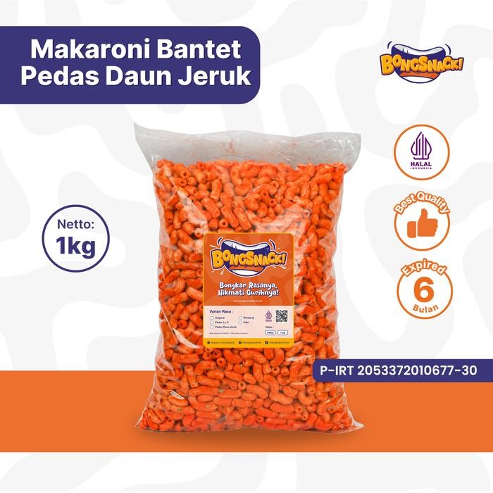 

Terbaru BONGSNACK Cemilan Paket Bundling Macaroni Bantet 5kg - Isi 5 Varian Makanan Rasa Pedas Food