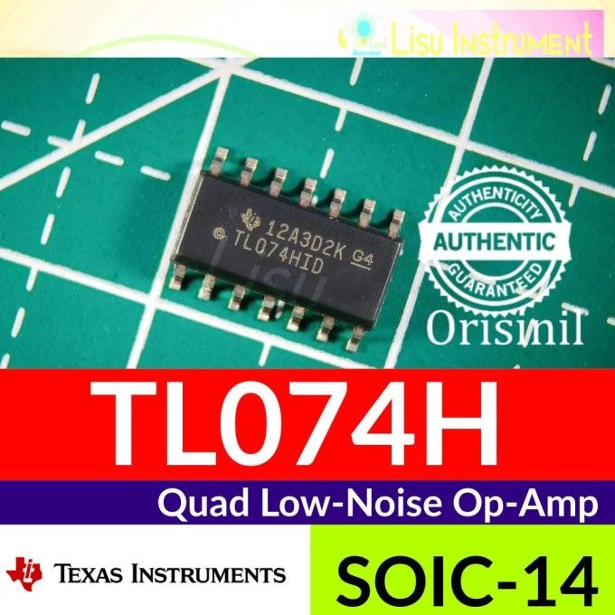Terbaru TL074H Quad Low-Noise Op-Amp TL074HID TL074 SOIC-14 Texas Instruments lisu992 Berkualitas