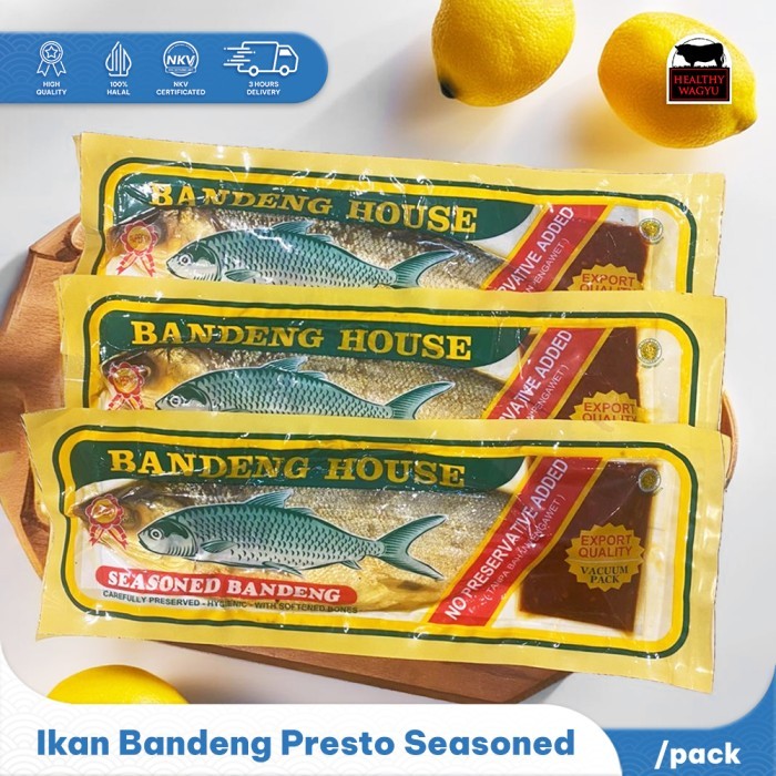 

Bandeng Presto Dengan Bumbu dan Sambal Siap Masak