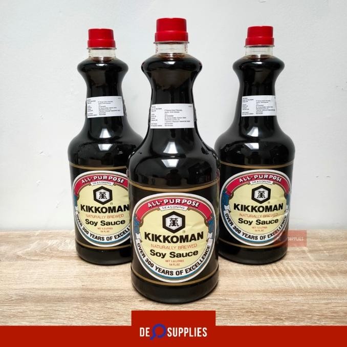 

Kikkoman Shoyu Premium Soy Sauce 1.6L - Kecap Asin Jepang Resto