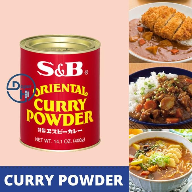 

S&B Japan Curry Powder 400 G Bubuk Rempah Kari Import Jepang .