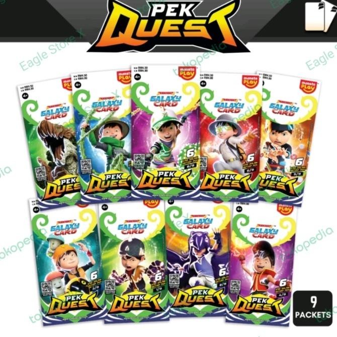 Boboiboy Galaxy Card Pek Quest SALE
