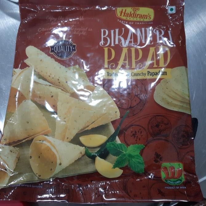 

```````] haldirams bikaneri papad 200gm