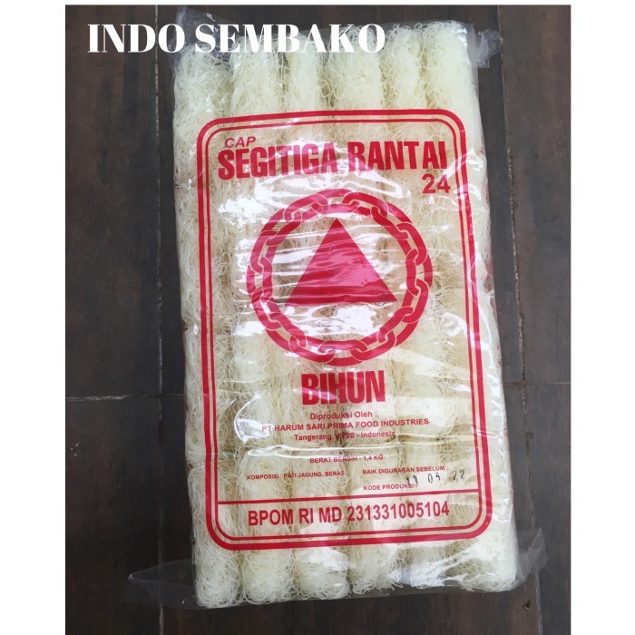 

Bihun Cap Segitiga Rantai 24 buah / Bihun Rantai 24 Buah