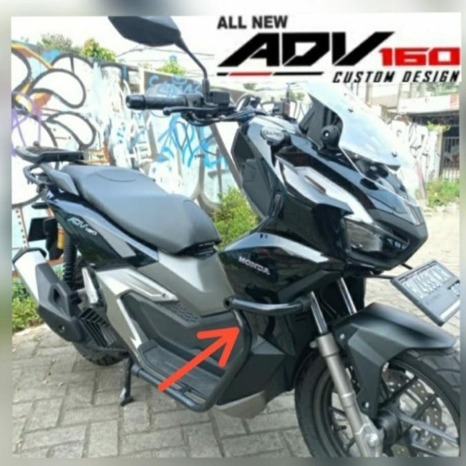 CRASHBAR ADV 160 PELINDUNG BODY ADV 160 TUBULAR ADV 160 PNP ORIGINAL DAN TERPERCAYA