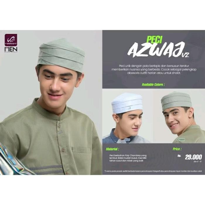 Good Quality Rabbani - Peci Azwaj V3 Rabbani Kopiah