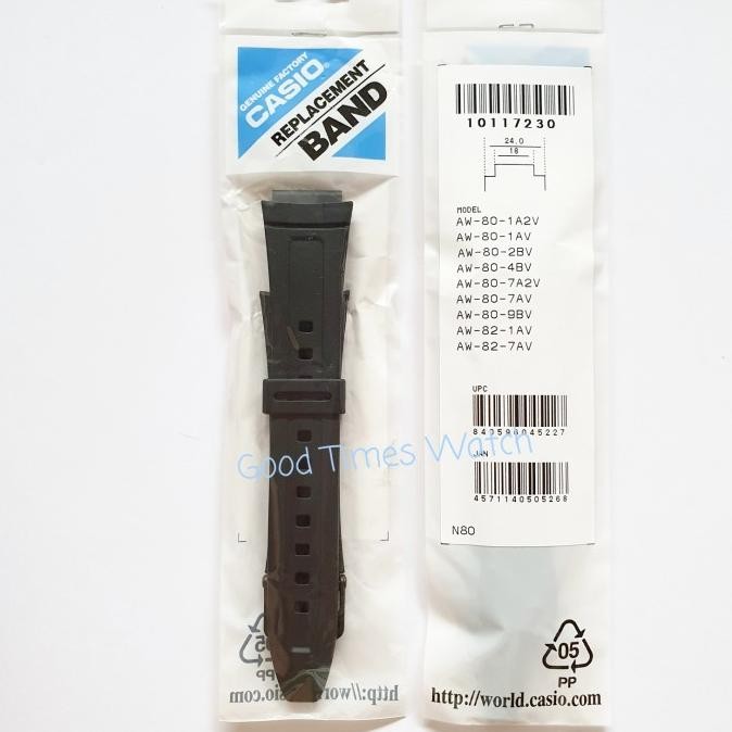Promo Strap Casio Aw-80 Aw-82 / Aw 80 Aw 82 Casio Original