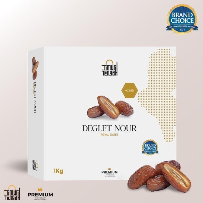 

Kurma Tunisia Madu 1kg Timur Tengah Premium Deglet Noor Honey LS