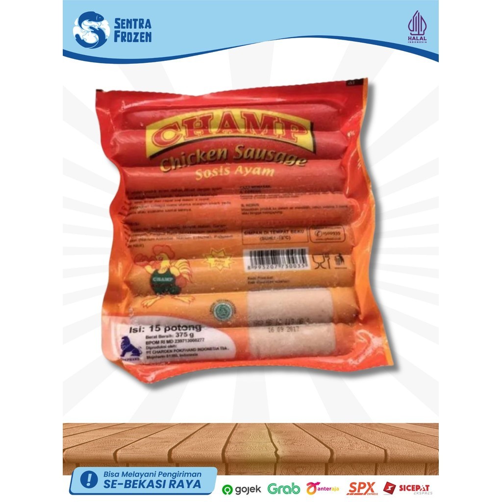 

CHAMP SOSIS AYAM 375GR ( 15 )