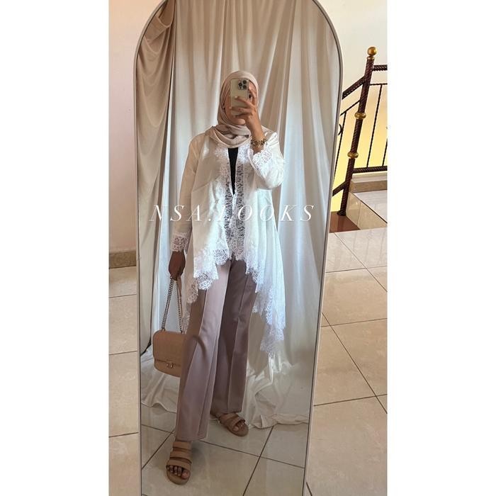 Promo Outer Nagita Outer Renda Batik Viscose Semisutera Aneka Warna