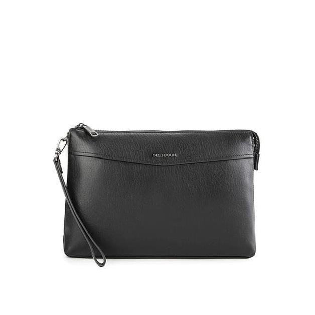 Murah Obermain Clutch Pria Berlin Clutch - L Black Obc1077Bk