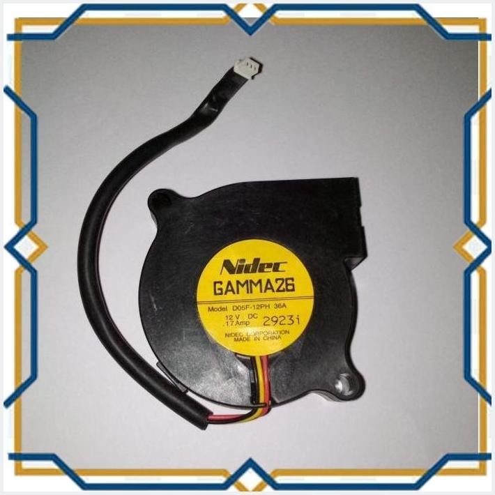 [bon] fan kipas proyektor original nidec gamma26 d05f-12ph 36a 12v 0.17a