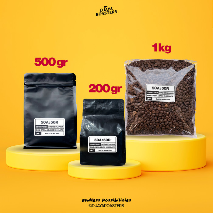 

New Biji Kopi Es Kopi Susu 50:50 Arabica Robusta 1Kg Espresso Blend Terlaris