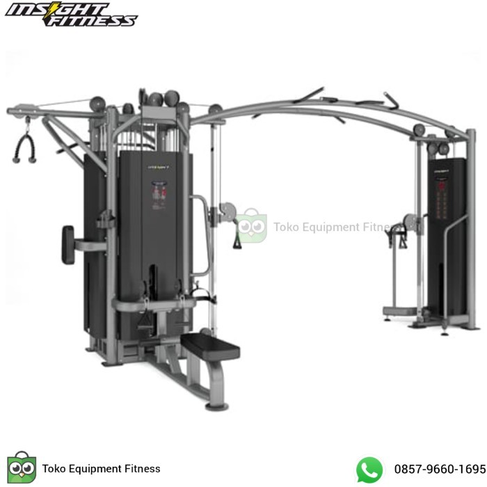 INSIGHT 5 STACK MULTI STATION JUNGLE DA023/COMERCIAL FITNESS EQUIPMENT KODE 1109