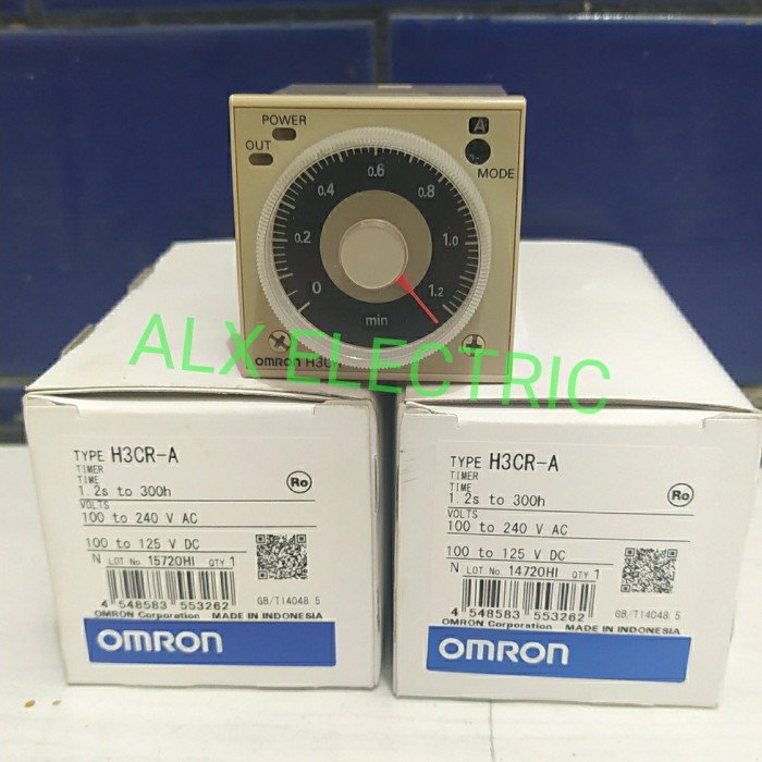 Timer Omron H3CR-A 11 Kaki / 11 Pin 220V Ac Original